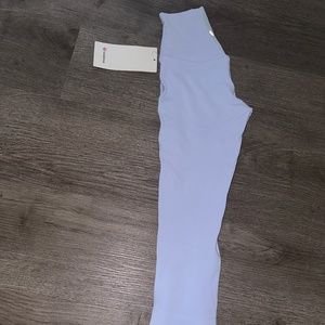 Lululemon Align HR Crop 23” in Pastel Blue